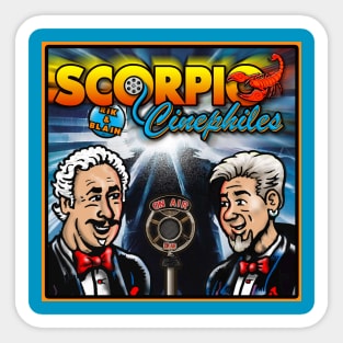 SCORPIO CINEPHILES CARTOONATURE Sticker